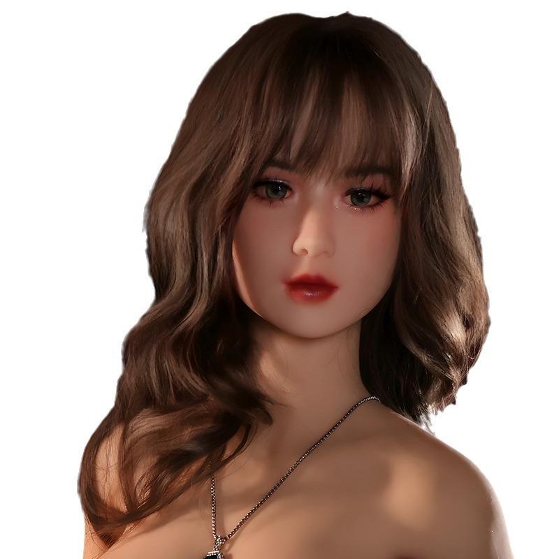 Männer Sexpuppenkopf TPE Oralsex Masturbationsbecher Waschbar Nackt Erotisch Erwachsenen Sexspielzeug