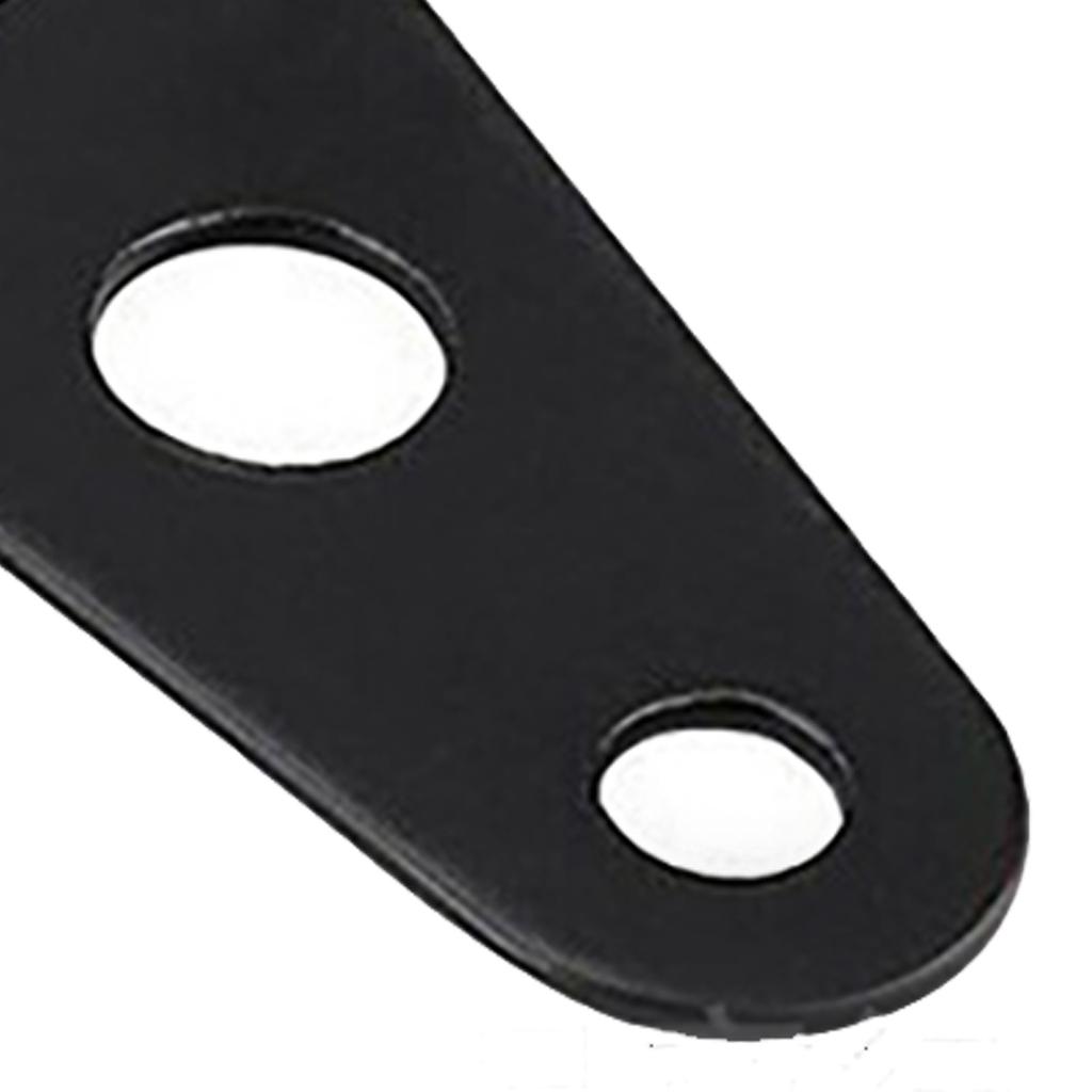 2 Pcs Motorcycle Headlight Bases Black Front Light Mounting Adjustable Bracket Clamp for 35?43mm