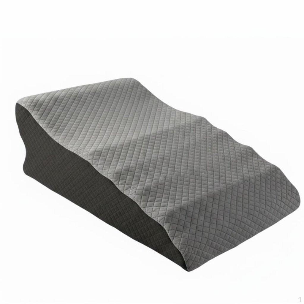 Prone Sleeping Pillow Removable Washable Cover Stomach Lounger FirmDensity Foam Inclined
