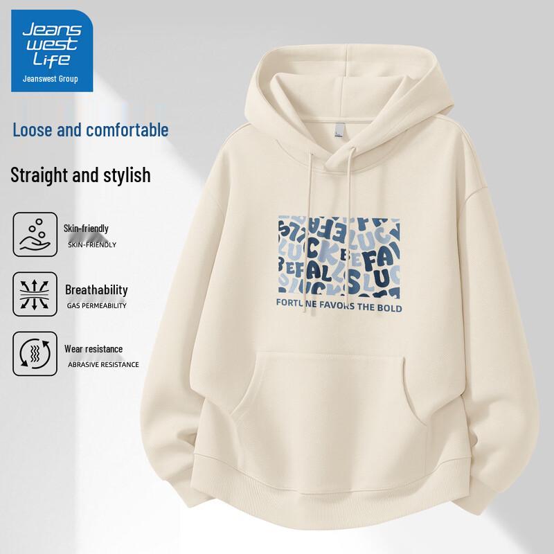 Jeanswest Men s Hooded Pullover Sweatshirt XL