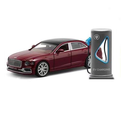 1/38 Bentley Flying Spur Nouvelle Énergie Alliage Moulé Sous Pression Modèle de Voiture Jouet Son et Lumière Tirer en Arrière Jouet pour Enfants Collection Cadeau d'Anniversaire