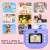 2.0Inch HD Screen Children Digital Camera with Print Paper Mini Instant Print Toys  Birthday Gift