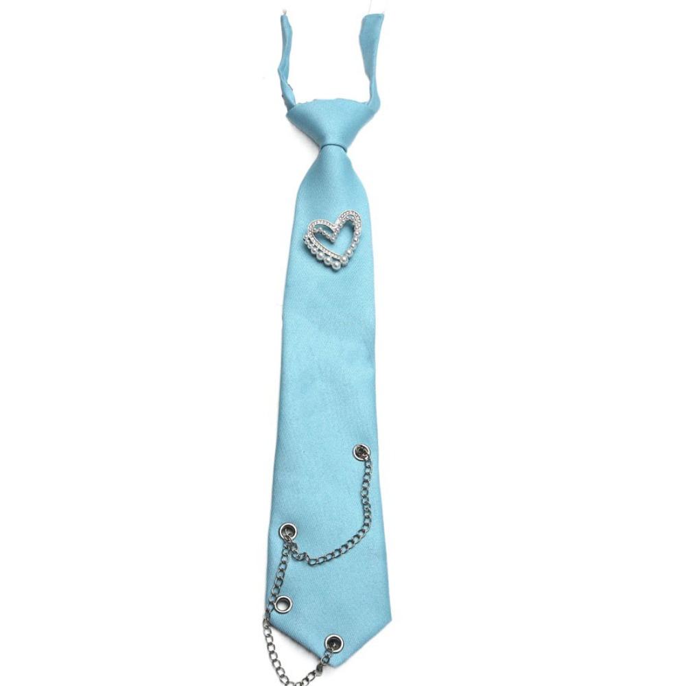 Korean Style Long Necktie Tassels Shirt Tie Elegant Love Heart Tie  Daily