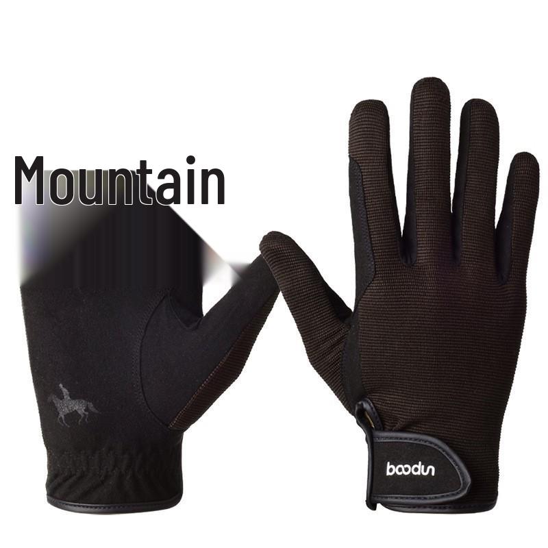 SD1075 Durable Microfiber Equestrian Gloves: Sun-Protected, Winter Thin, Ideal for Riding & Cycling.