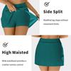 CHARMLEAKS Fuste de înot femei Tummy Control Fusta costum de baie încorporată Pantaloni scurți de baie cu talie înaltă Pantaloni de baie