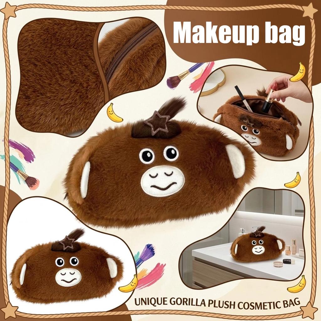 Plush Toy Doll Makeup Bag