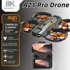 Quente para Drone Original Genuíno A21Pro GPS 8K Fotografia Aérea Profissional Aeronave com Controle Remoto Câmera HD 5G Brinquedo Quadricóptero