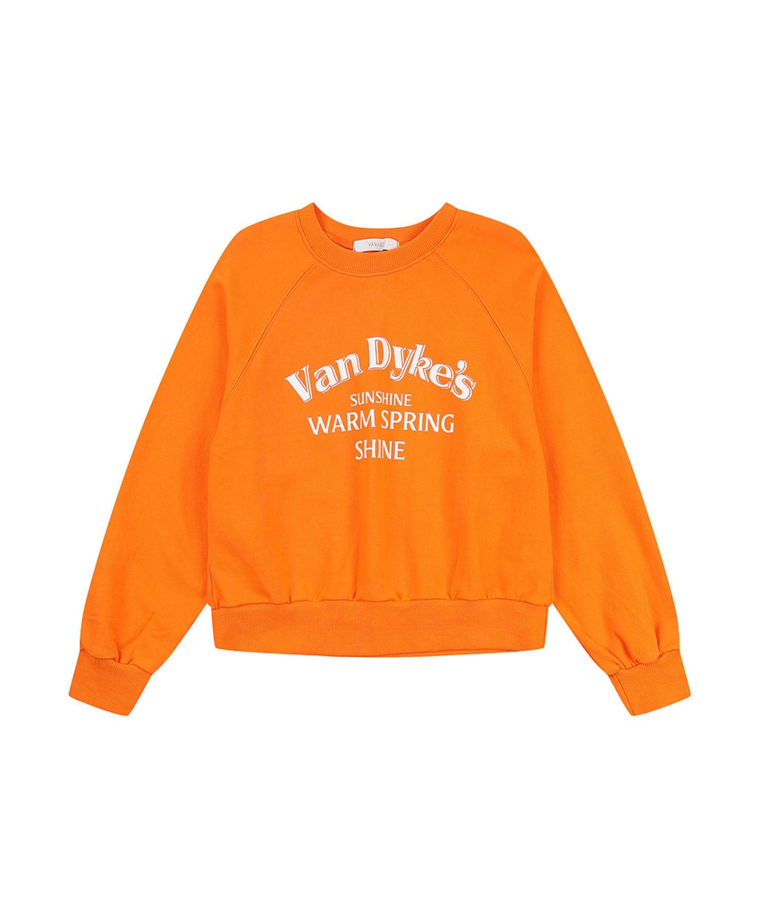 Vanake Lettering Sweatshirt_Vb34Tsq301Z Color: Green(Gn)/Free(Free)