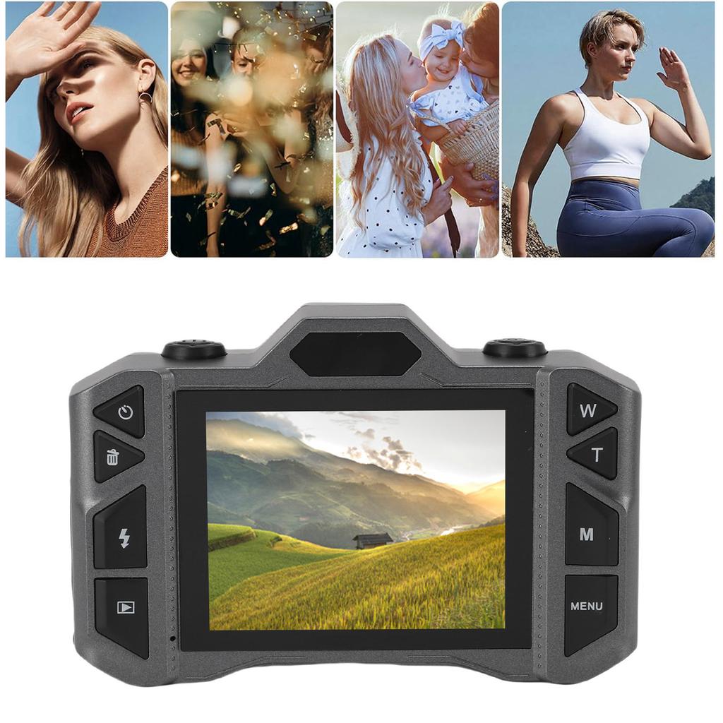 4K Digital Camera 48MP UHD 2.88 Inch Screen 18X Digital Zoom Auto  Digital Video Camera with LED Flash for Photography