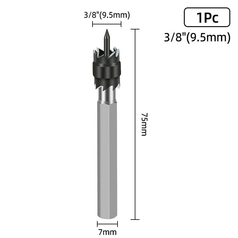 HSS Double Sided Rotary Spot Welding Broca Metal 8 Sided Cutter 9.5mm Bitum Remover Drill Bit Hole Opener Cutter Spot Weld Tools