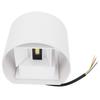 Modern 12W Wall Light Semi-Circular Waterproof LED Wall Lamp CRI 80 Aluminum Housing Up Down Lighting Patio