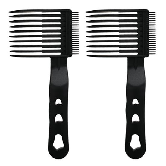 2ks Barber Fade Comb Profesionální polohovací Mixing Zakřivený zastřihovač vlasů Hřeben Domácí Salon Kadeřnictví Muži Hřeben pro stříhání vlasů Barber