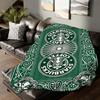 Fashion Print S-Star B-Bucks Blanket For Sofa Office Bed Plane Travel Sleep Read Relax Camping Soft And Warm