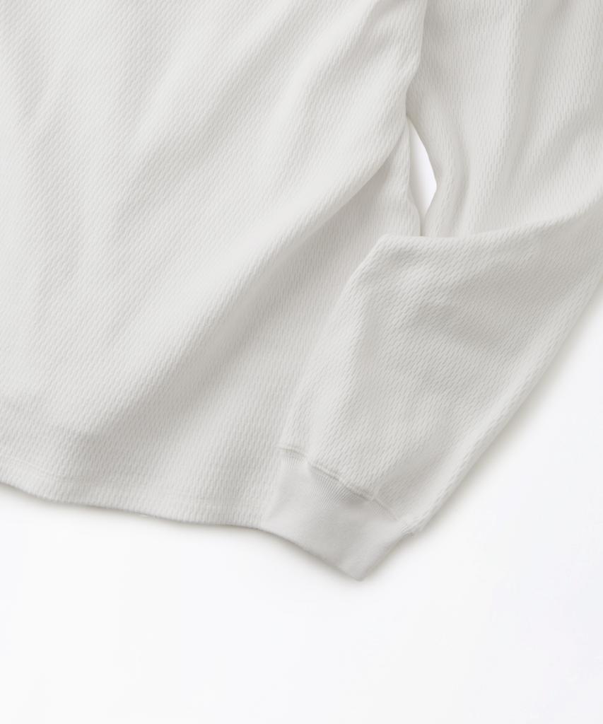 OUTSTANDING Thermal Long Sleeve Tee_Off White