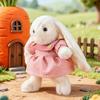 Long Ear Stuffed Animal Rabbit Clothed Bunny Rabbit Plushie Bunny Plush Toy  Girls Gift