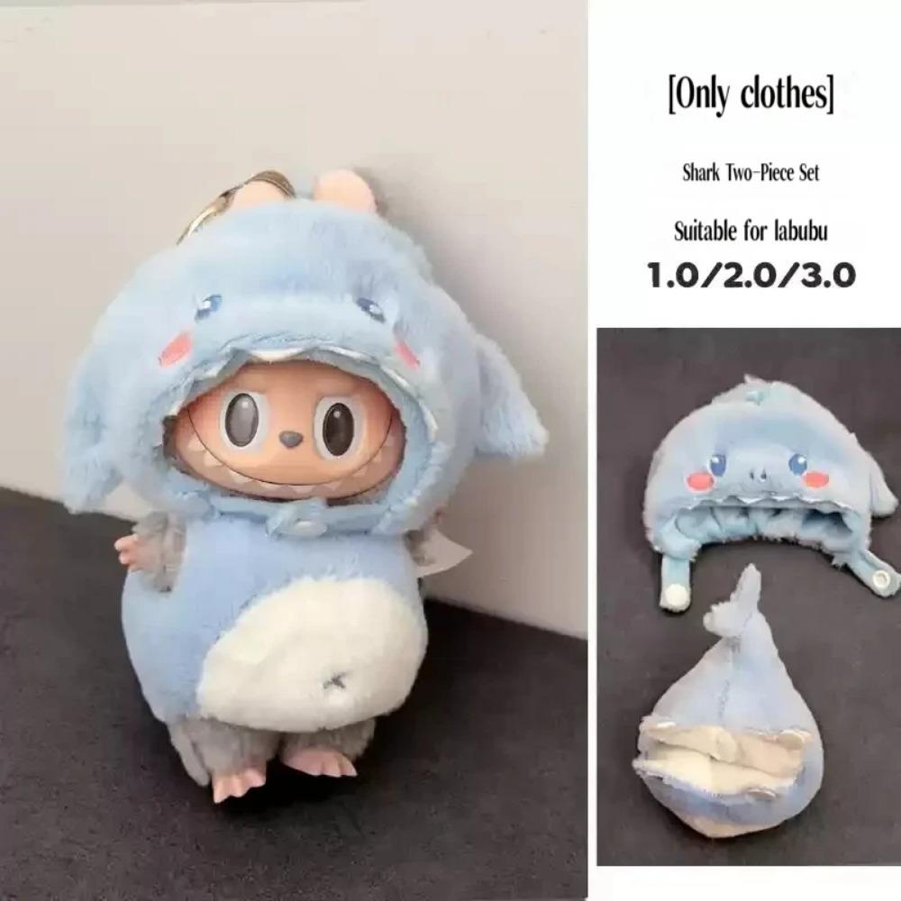 

15см/17см The Monsters Wacky Mart Для Labubu V1 V2 V3 Поколения Одежда Таракана Ручной Работы Костюм Темпуры Одежда для Куклы