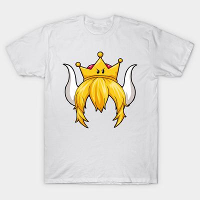 T-Shirt Damen Bowsette Harajuku Print Kawaii T-Shirt Sommer Kurzarm Damen T-Shirt Top Tee