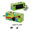 Daumenkamera 1080P HD Mini Schlüsselanhänger Rekorder 26G Tragbar Af Autofokus 130° Weitwinkel Eingebauter Blitz Mehrfarbig Retro-Stil