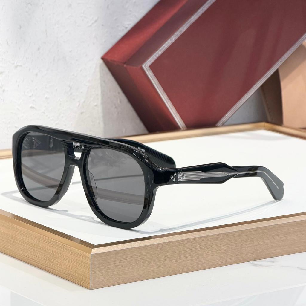 JASPER Unisex Handmade Acetate Sunglasses with Clear Photochromic Lenses – Trendy European & American Style