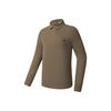 Fila Golf Series Fashion Versatile Casual Sports Slim Fit Knitted Long Sleeve Polo Shirt Men Tops A11M545224FBN