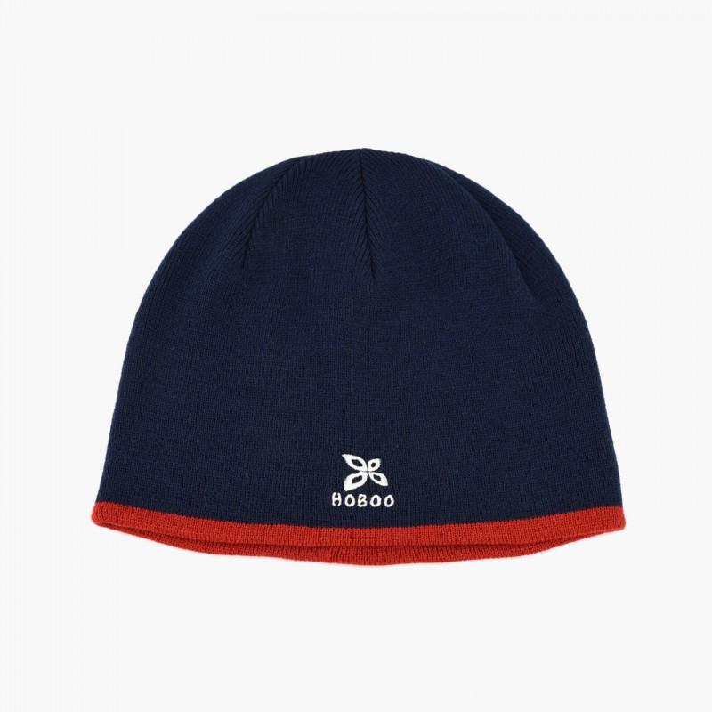 Unisex Knit Skiing Beanie Hat Winter Hiking Warm Ear Protection Foldable Outdoor Sports Cap