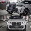 BMW X5 G05 Carbon Fiber Black Front Lip Spoiler Chin Diffuser
