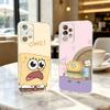Animation S-Sponge Funny Z-Bob Phone Case For Samsung S25,S24,S21,S22,S23,S30,Ultra,S20,Plus,Fe Transparent Cover