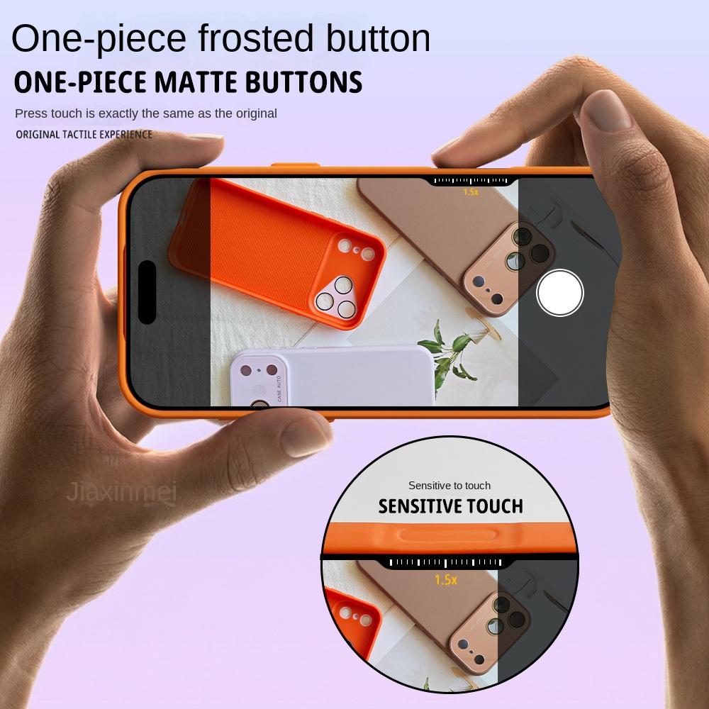 Compatible with iPhone 17 Pro Max Case, iPhone 17 Pro Frosted Matte Solid Color Camera Lens Protector Full Coverage Shockproof Magnetic