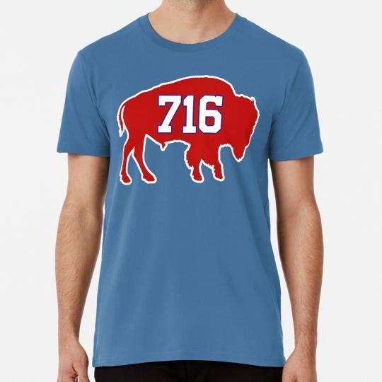 

Buffalo 716 Area Code Shirt And Sticker Size S to 5XL Made in the USA T shirt 2XL