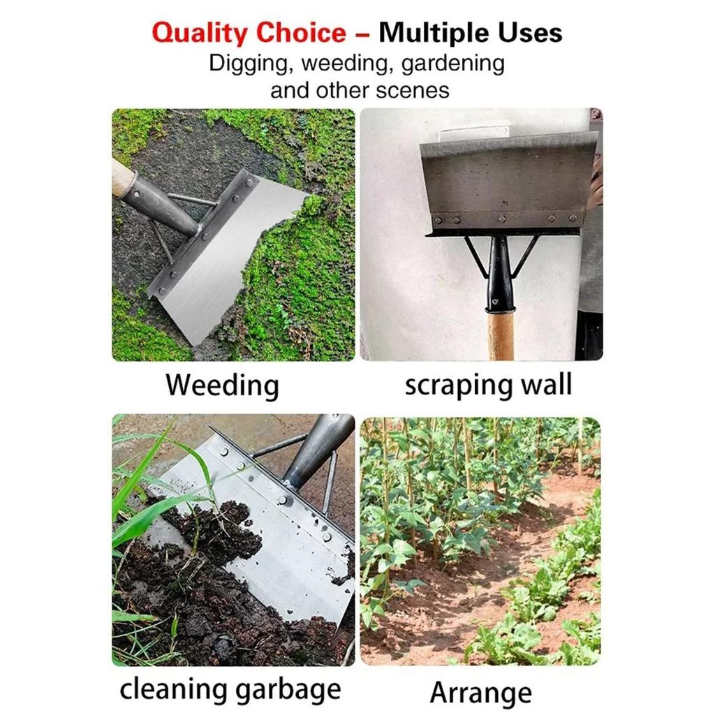 Garten Mangan Stahl Schaufel Haushalt Landwirtschaft Vieh Säge Stahl Schaufel Multi-Funktion Verdickt Reinigung