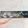 24TE Decorazione Artistica da Parete in Legno Fatta a Mano Tema Montagna Immagine Paesaggio 3D