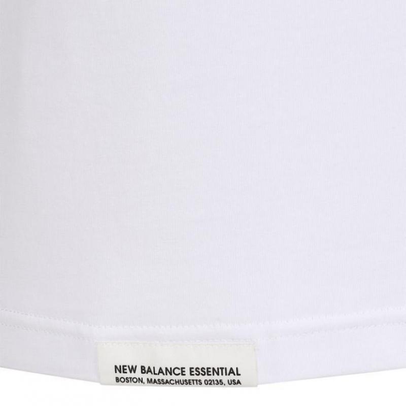 New Balance Uni Essential Big Logo Short Sleeve Tees Nbned21033 10