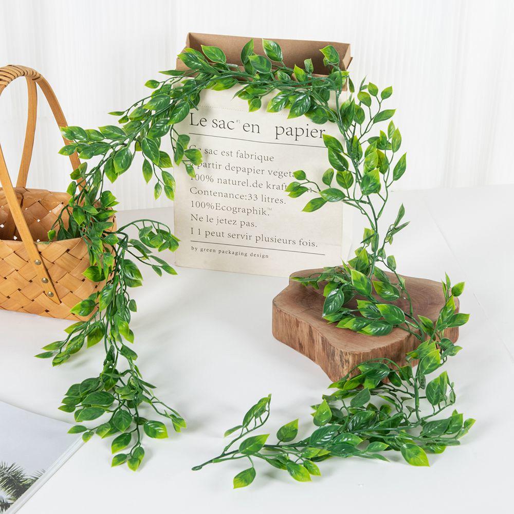 1/3pcs Green Foliage Vine Artificial plants Christmas Materials Wedding outdoor garden arch Home Wall Festival Decorations DIY