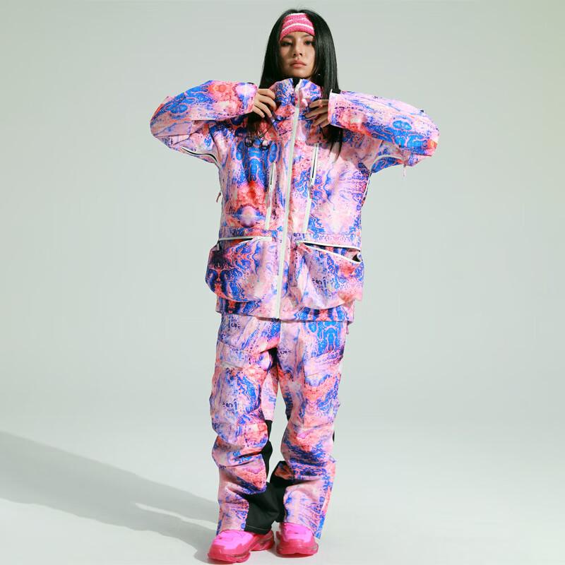 LTVT Couple's Winter Waterproof Ski Suit