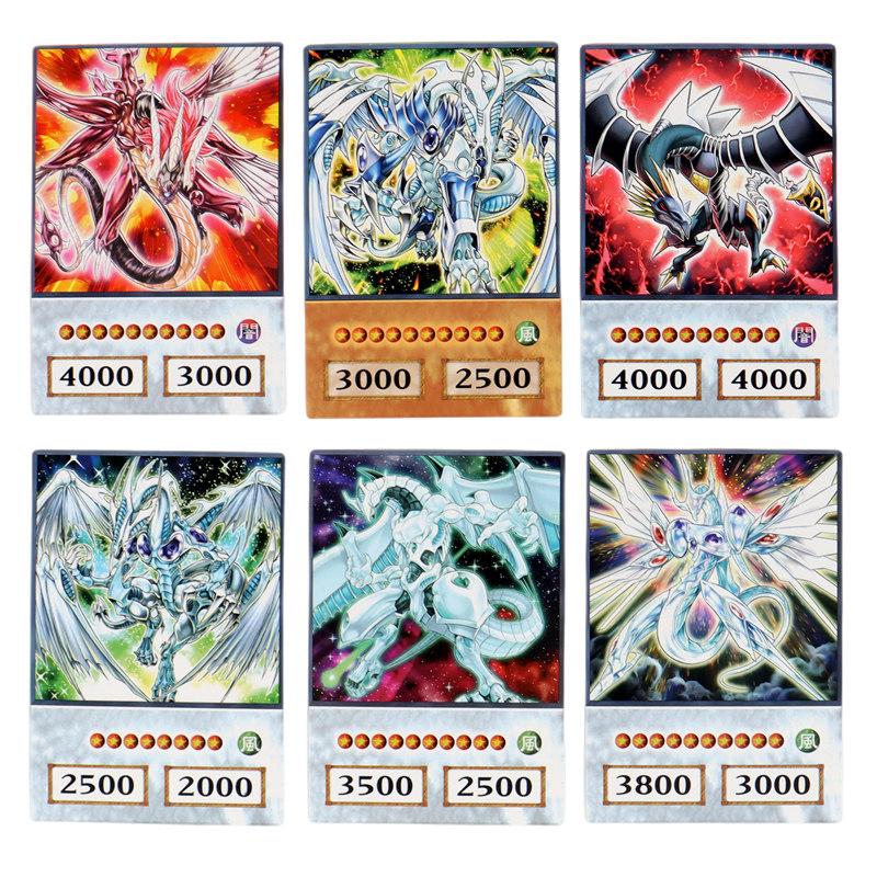 100 Bucăți Cărți Yu-Gi-Oh Stil Anime Ochi Albaștri Magicianul Întunecat Exodia Obelisk Slifer Ra Yugioh DS5 Classic Proxy Card DIY Cadou Copii