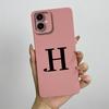 Case For Samsung A07 Cute Lover Letters Soft Phone Back Cover For Galaxy A07 4G Full Protection Liquid Silicone Shockproof Funda