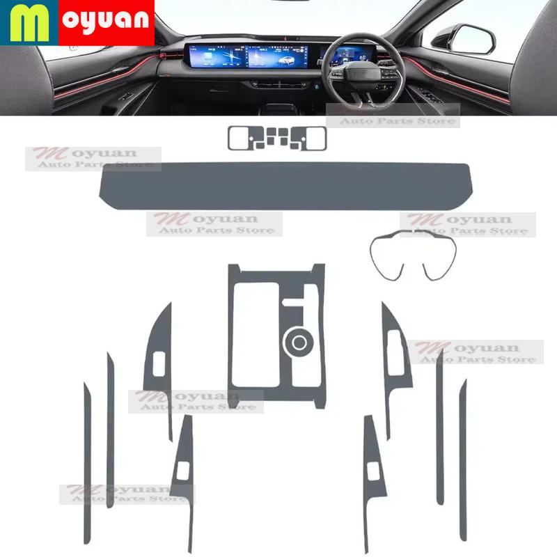 For Ford Mondeo - Navigation Dashboard interior center console protectIve sticker TPU protective car repair film