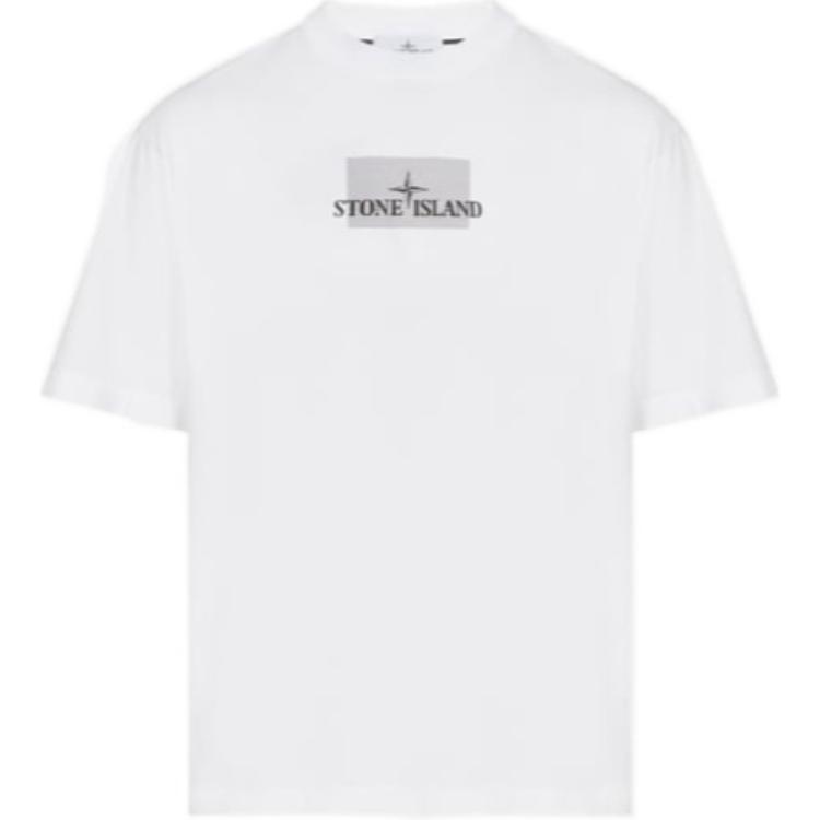 STONE ISLAND Logo Printed Crewneck T Shirt K1S152100016S0093-V0001
