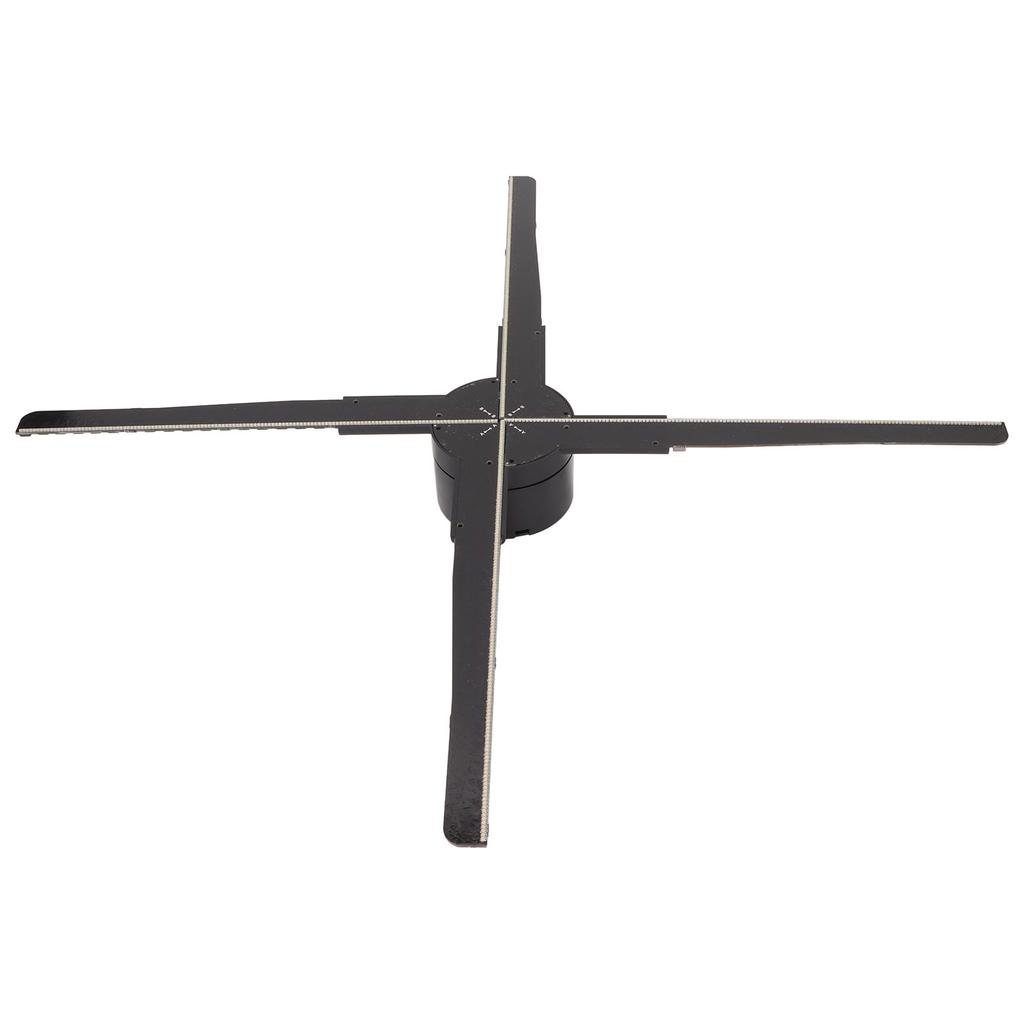 G552‑52 3D Holographic Advertising Machine 4 Blades 3D Hologram Fan with 552 Lamp Beads 100‑240VEU