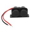 Dual Hole Cigarette Lighter Socket with 20cm Cable 12V 120W 10A Output for Car Marine Truck ATV RV