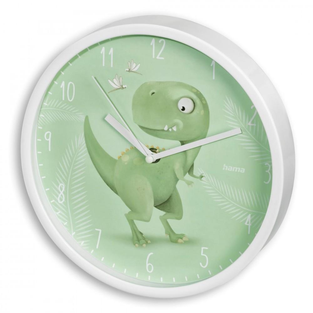 children's wall clock dino