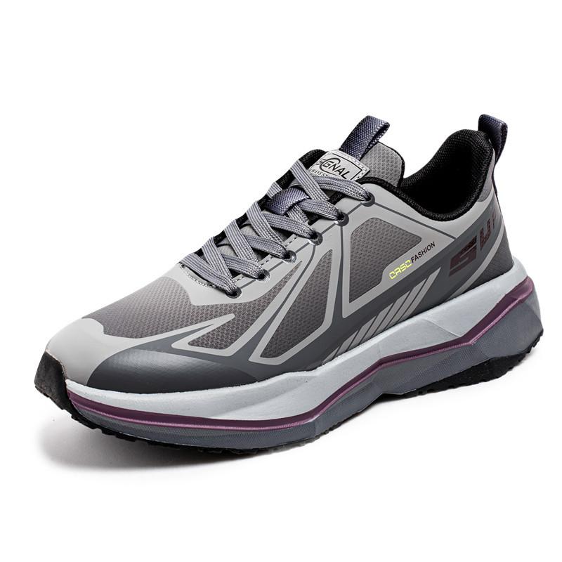 Sneakers New Outdoor Leisure Hiking Men's Shoes Lace-up Wear-resistant Running Shoes Spring and Autumn Youth Jogging Shoes
