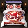 Middlesbrough FC Custom Name Text Bedding Set 1 Duvet Cover+2 Pillowcases Soccer Logo Personalized Gift For Special Occasion Bedroom Decor