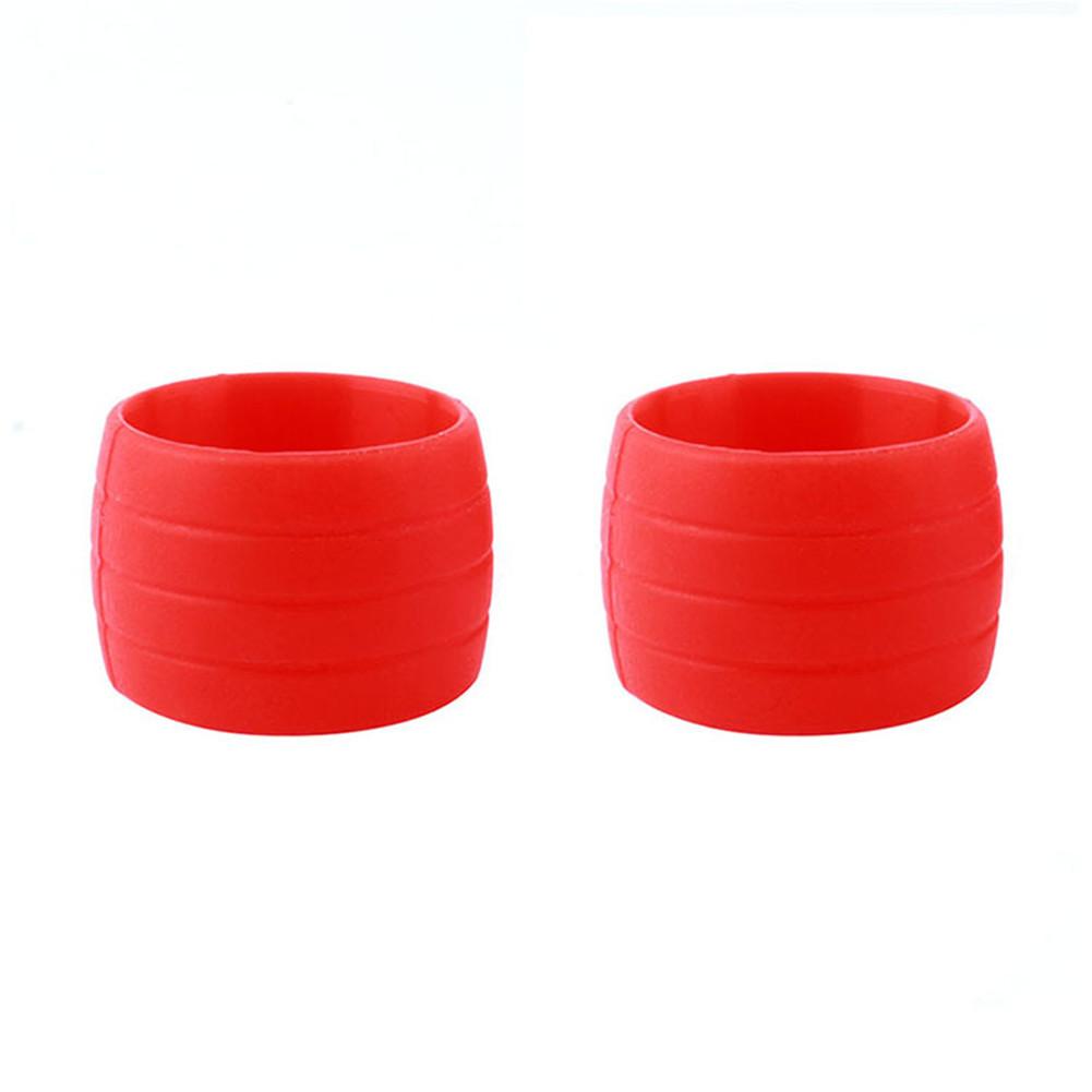 2pcs Cycling Handlebar  Tape Fixing Ring Silicone Protective Sleeve For Road Bike Mtb