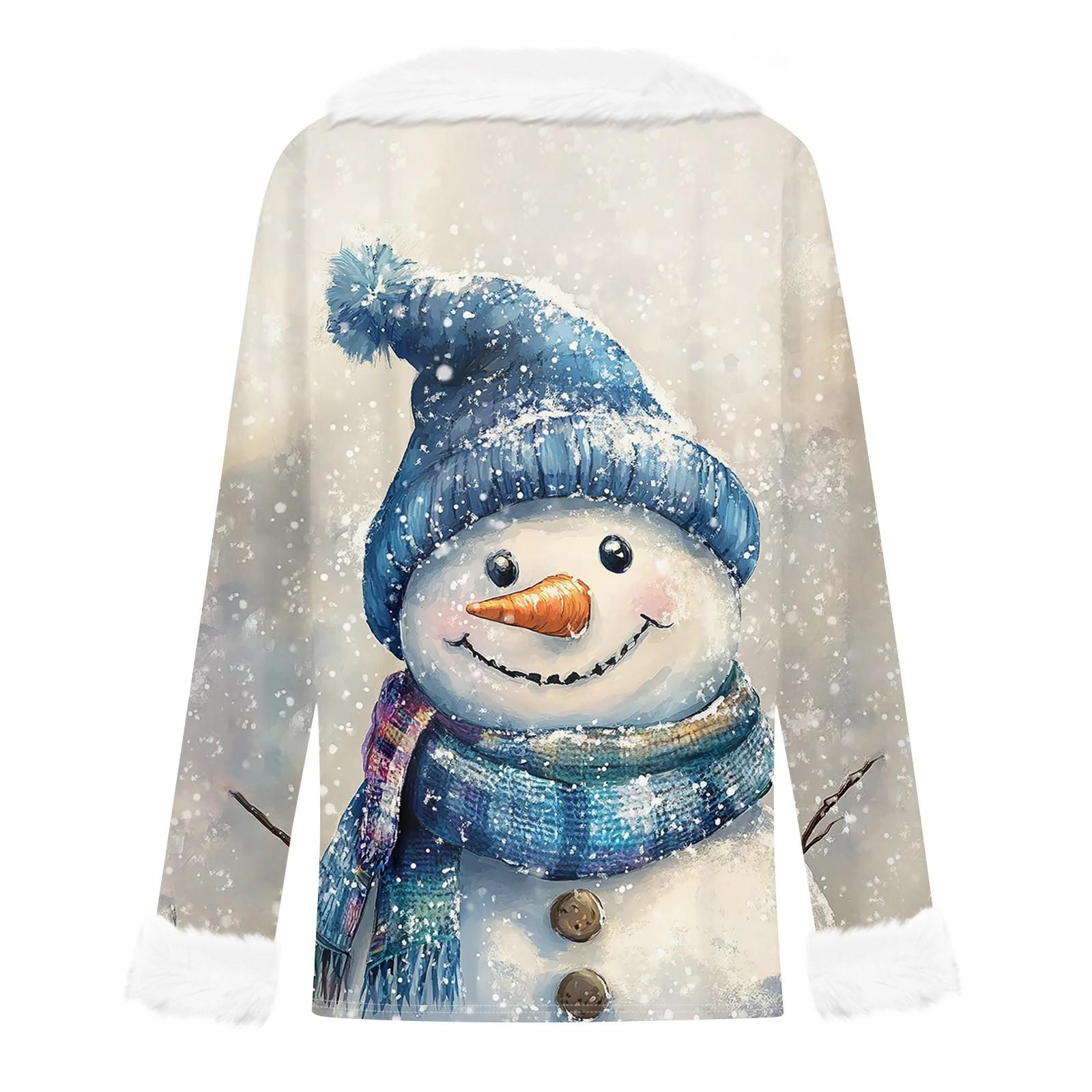 Женская футболка с рождественским принтом — фото 5