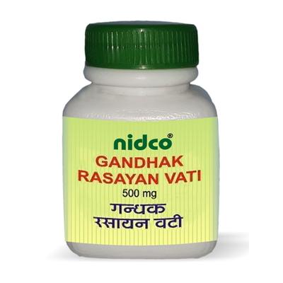 Gandhak Rasayan Vati (60 Tabs, 500 Mg), Gandhak Rasayan Vati,