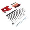 Chainsaw File Kit 1 8in 5 32in 11 64in 3 16in 13 64in 7 32in Wooden Handle Universal Chain Saw Sharpening Files for On