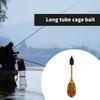 Recyclable Baits Cage With Long Tube Structure Still Water Fishing Baits Feeders for Controlled Baits Release