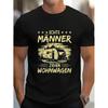 Men's Vintage RV Camper Van Tee - Funny Retro Caravan Travel Shirt Suitable for Camping Trips, Carnivals & Casual Wear - Machine Washable Outdoor