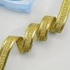 4 meters/13.12ft each pack Golden Metallic Wavy Fringe Lace Trim Vintage Wave Laces sequin Scalloped Decorative Ribbon for Wedding Dress